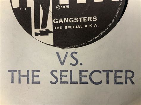 popsike.com - THE SPECIALS GANGSTERS RARE 2 TONE 7” IN ORIGINAL HAND ...