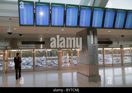 ATL SkyTrain at the Atlanta International Airport domestic terminal ...