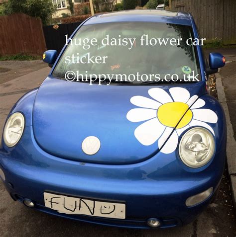 Hippy daisy vinyl sticker