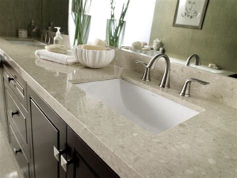 Marble Bathroom Countertop Options | HGTV