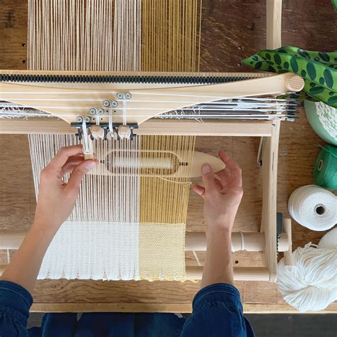 Learn to Weave on a Four Shaft Loom: Online Course Review by Ali Hurlb - GATHER Textiles Inc.