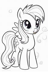 My Little Pony Characters Coloring Pages sketch template