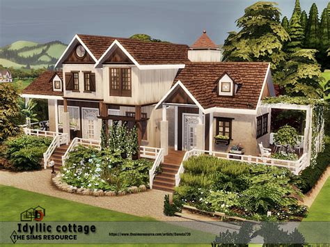 The sims 4 cottage house download - vsebon