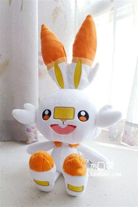 Scorbunny Plush | Shiny Scorbunny Evolution Stuffed Animal