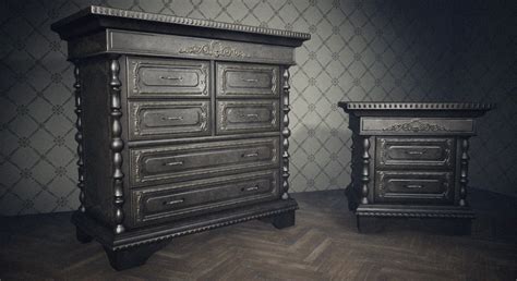 Antique Furniture in Props - UE Marketplace