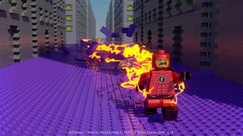 The adventures of Lego flash on Behance