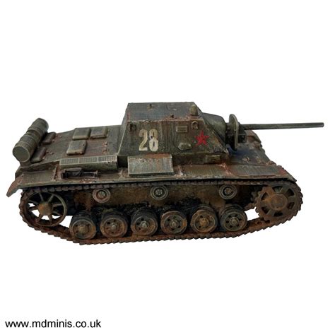 Soviet Su-76i Tank Destroyer, World War Two, 28mm/20mm/15mm 1/56, 1/72 ...