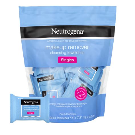 20 Count, Individually Wrapped Neutrogena Makeup Remover Wipes ...