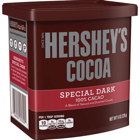 (1-pack) Hershey's, Special Dark Cocoa, 8 Oz - Walmart.com