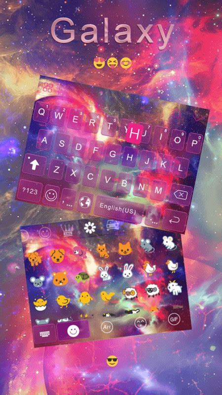 Galaxy Kika Keyboard theme Free Android Keyboard download - Appraw