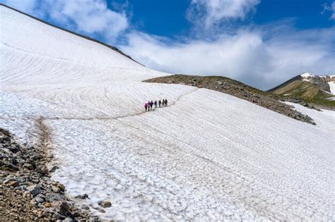 Premium Photo | Mountain hiking trail beautiful landscape with ...