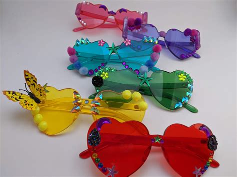 Each one is one-of-a-kind! Handmade Accessories, Handmade Items, Heart Shaped Sunglasses ...