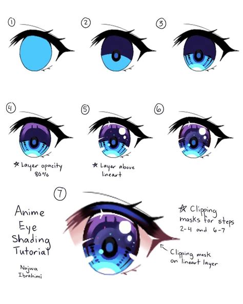 Free Procreate Tutorials on Instagram: “Some cool anime drawing tutorials from @najwa.ibrahimi ...