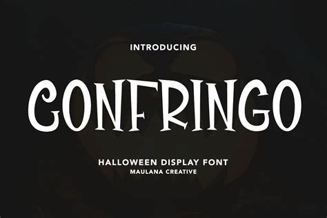 Confringo Font by Maulana Creative · Creative Fabrica