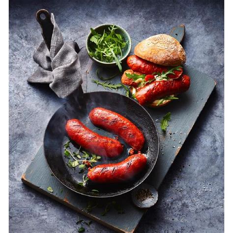 M&S 4 Calabrian Spicy Sausages | Ocado