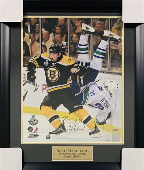 Brad Marchand Autographed "Boston Bruins Stanley Cup Champion" 11x14 ...