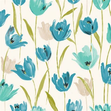 Turquoise Floral Wallpapers Group (30+)