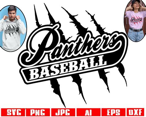 Panthers Baseball Svg Panther Baseball Svg Panthers Baseball - Etsy