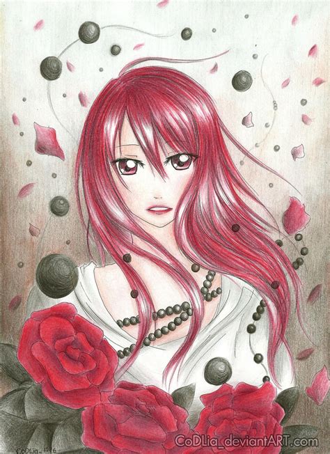 Crimson Flowers by CoDLia on DeviantArt