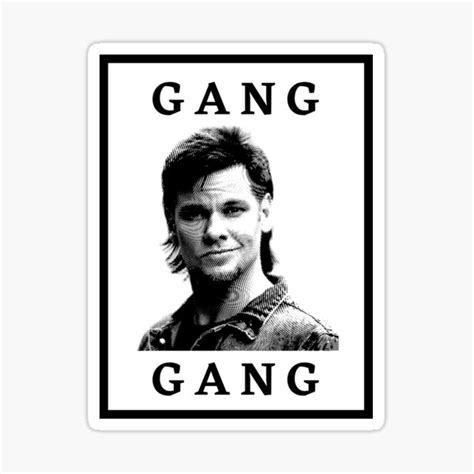 "Theo Von 'Gang Gang'" Sticker for Sale by ConcreteTheatre | Redbubble