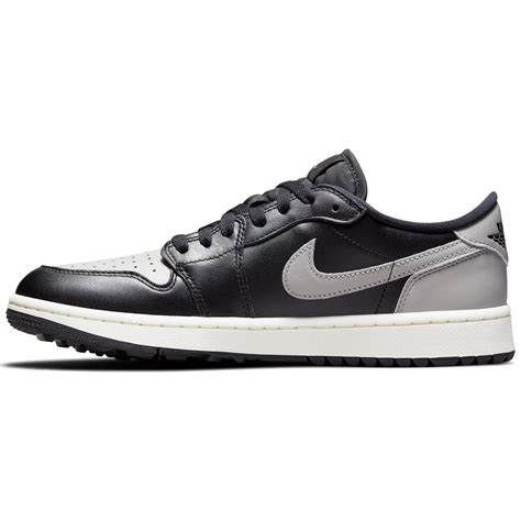 Nike Golf Air Jordan 1 Low G Golf Shoes DD9315 Black Grey Sail 001 ...