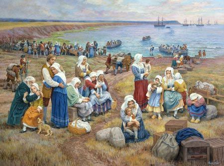 Acadian Nova Scotia Timeline | Ships Take Acadians Into Exile, by ...