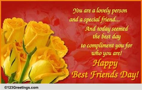 Happy Best Friends Day Cards, Free Happy Best Friends Day eCards | 123 ...