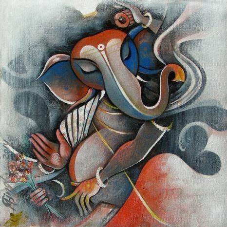 davidgyoga Ganesh Art Paintings, Indian Art Paintings, Ganesha Artwork ...