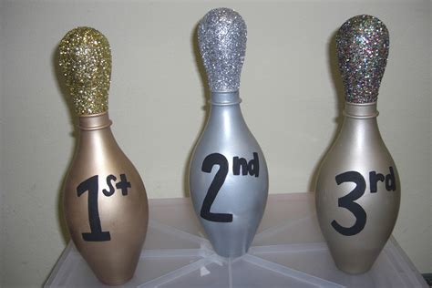 Crafty Blonde Girl: Wii Bowling Tournament Trophies