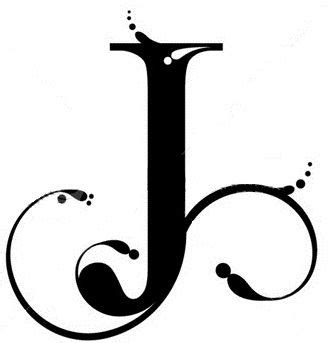 Letter J | J calligraphy, Letter j tattoo, Letter j