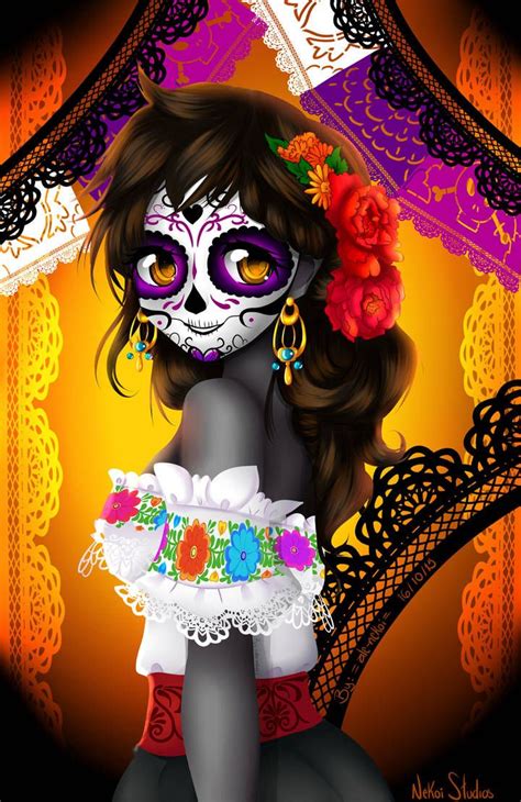 La Catrina by alenekoi by alenekoi Skulls And Bones, Los Muertos Tattoo, Day Of The Dead Artwork ...