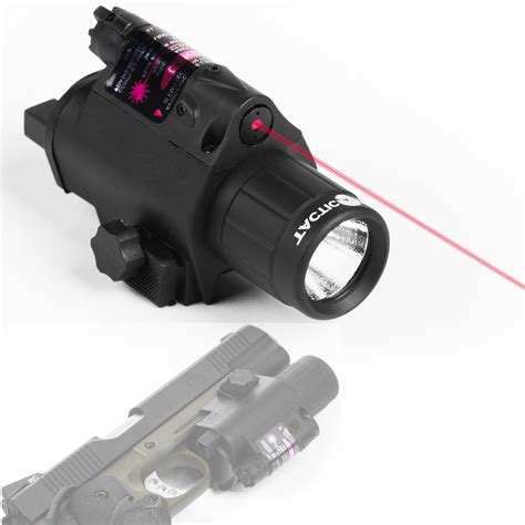 Laser Flashlight Combo (Red or Green) With Built-In Rail Mount For Rifle Or Hand Gun - Tacticon ...