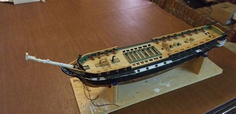 USS Constitution by Reborn - BlueJacket Shipcrafters - Scale 1:96 - as appeared in 1812 - first ...