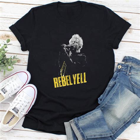 Billy Idol Rebel Yell T Shirt Mens Licensed Rock N Roll Band | Etsy