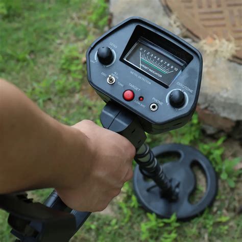 MD 4040 Professtional Metal Detector Underground Adjustable Gold Detectors Treasure Hunter ...