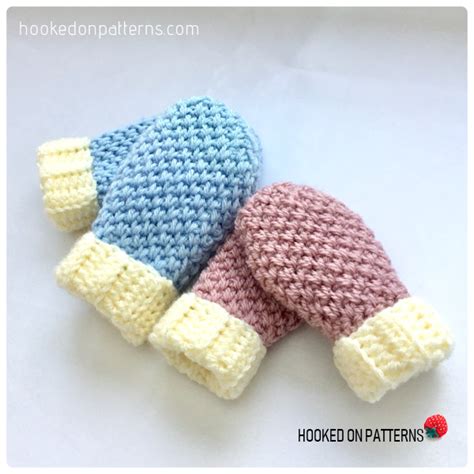 FREE BABY MITTENS CROCHET PATTERN - CUTE AND COSY MITTS