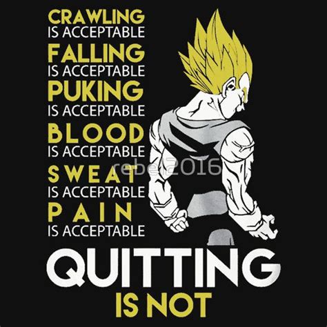 Never Quit - Vegeta | Dragon ball, Dragon ball art, Dragon ball wallpapers