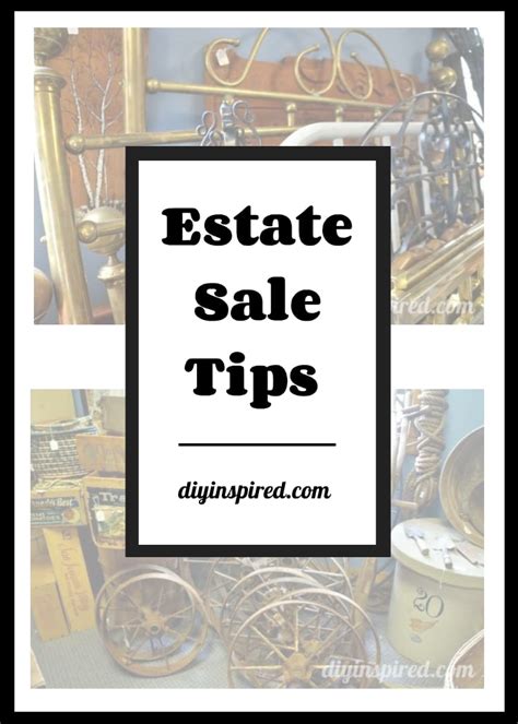 Tips for Going to Estate Sales - DIY Inspired