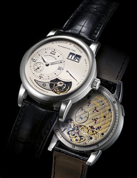 A. LANGE & SÖHNE, LANGE 1 TOURBILLON FINE AND RARE PLATINUM MANUALLY ...