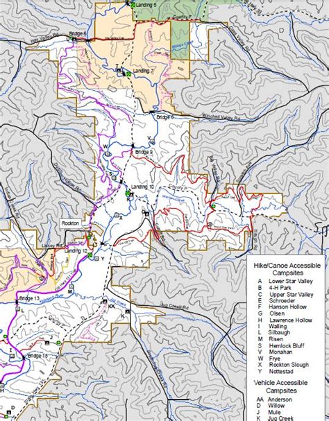 Lake Kickapoo Map