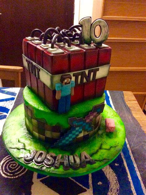 Minecraft TNT cake | Cake, Desserts, Cupcake cakes