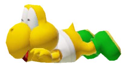 Beach Koopa Troopa is down by TransparentJiggly64 on DeviantArt