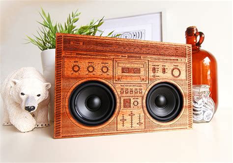 Wooden Boombox