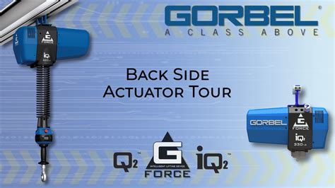 G-Force® Q2 iQ2 - 05 Gorbel G-Force Q2 & iQ2 Back Side Actuator Tour on Vimeo