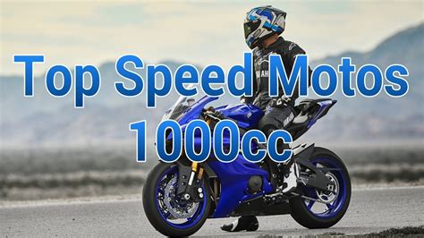 Top Speed de Motos 1000cc, R1M, H2R, GSXR 1000R, CBR 1000RR, Panigale 1199, S1000RR, RC8 - YouTube