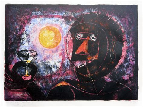 Rufino Tamayo, El Brindis For Sale - Denis Bloch Fine Art Gallery, Beverly Hills