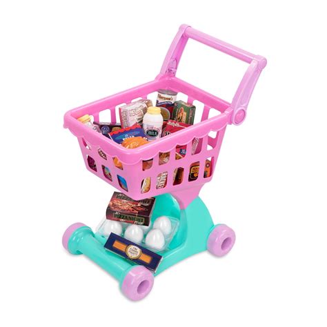 Play Circle Grocery Shopping Cart Toy for Toddlers (30 pieces), Play Food - Amazon Canada
