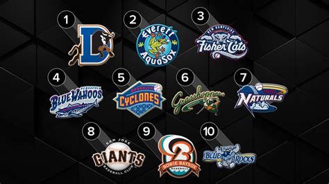 Minor League Baseball Team Logos