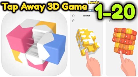 Tap Away 3D Game All Levels 1 - 20 Gameplay Walkthrough | (IOS ...