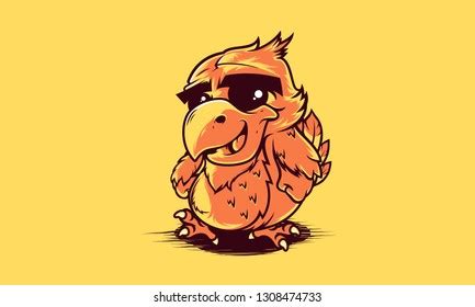 Funny Fat Bird Cartoon Character Illustration Stock Vector (Royalty Free) 1308474733 | Shutterstock